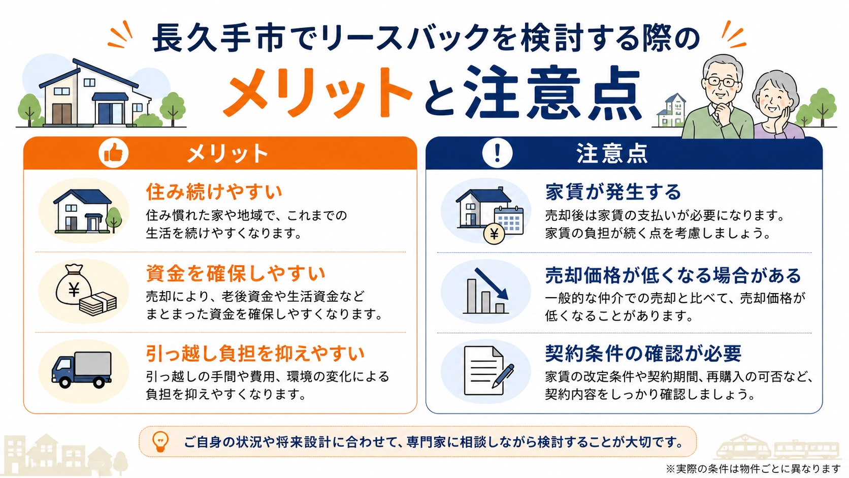 長久手市でリースバックを検討する際のメリットと注意点