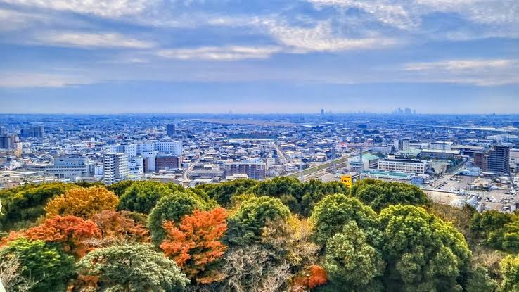 小牧市を見渡す景色