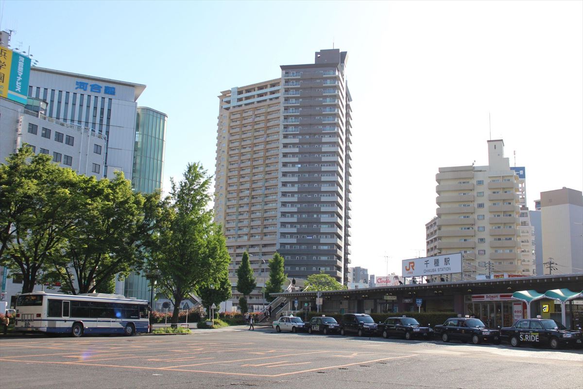 千種駅周辺の街並み