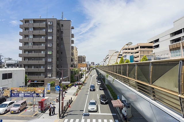 名古屋市東区周辺の交通網と街並み