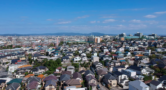 名古屋市名東区の住宅地と街並み
