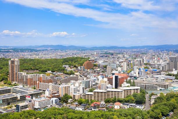 名古屋市中区を望む都市景観