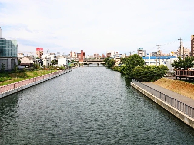 名古屋市中川区を流れる中川運河