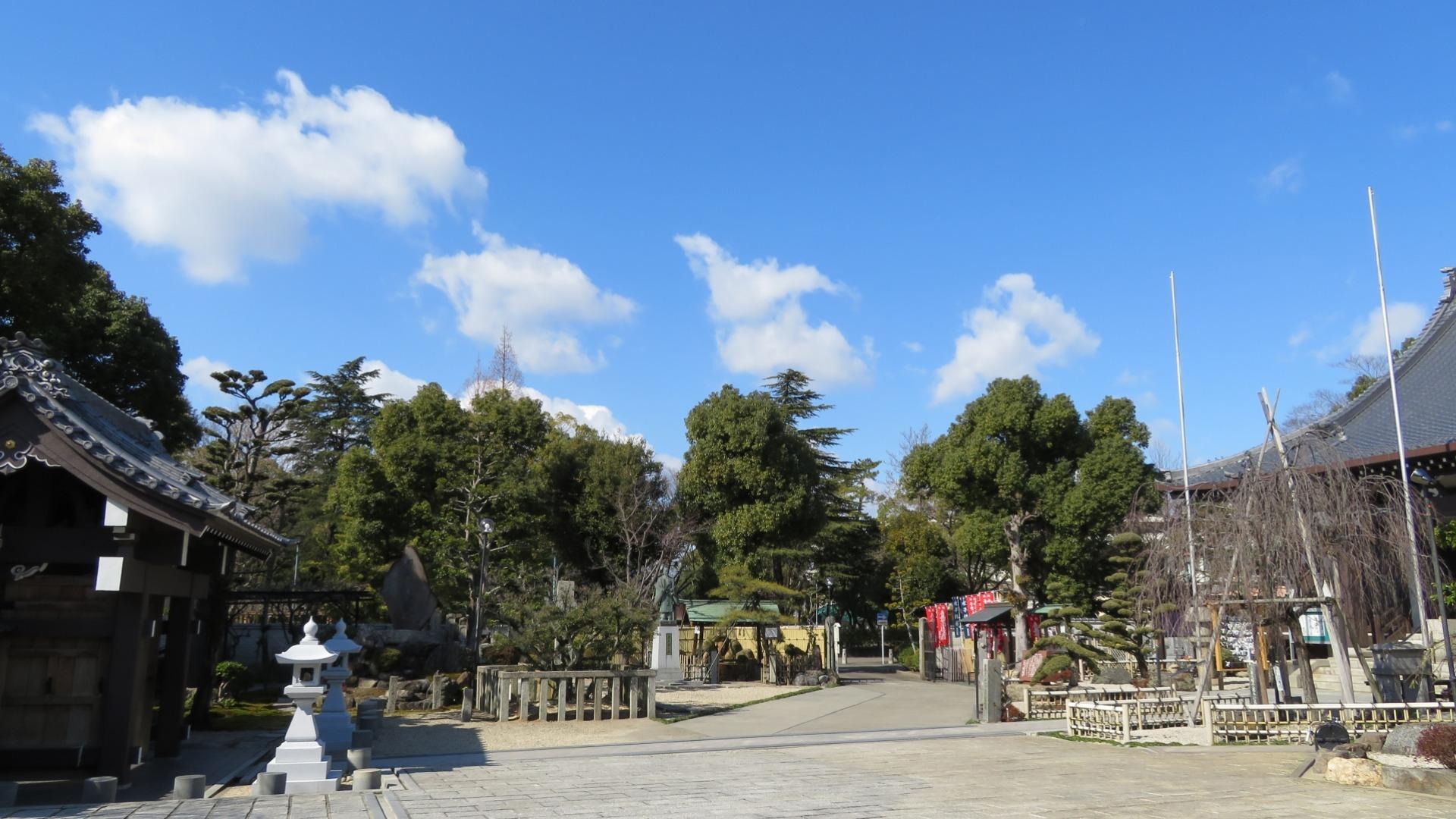 中村区の寺社と緑のある境内