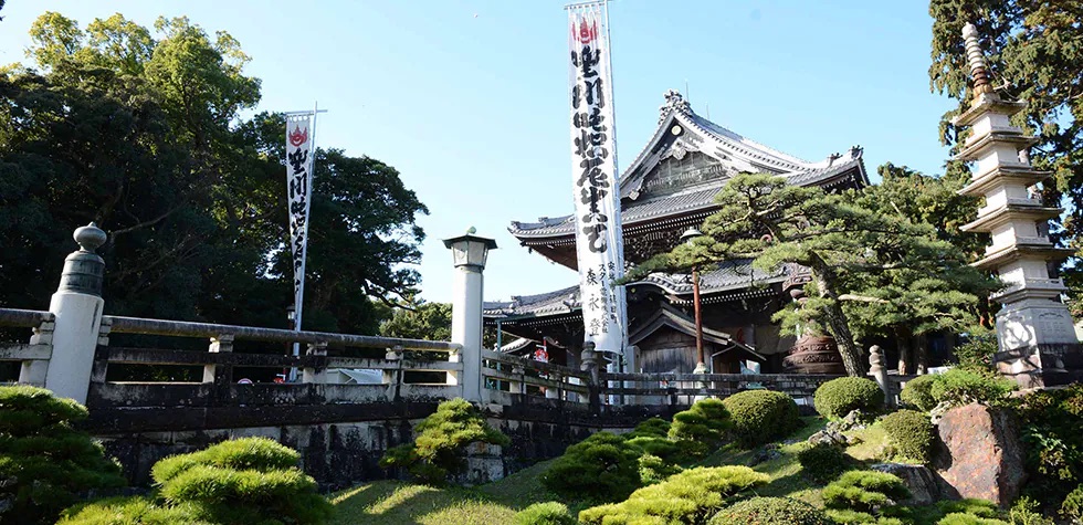 豊川市の寺院と庭園